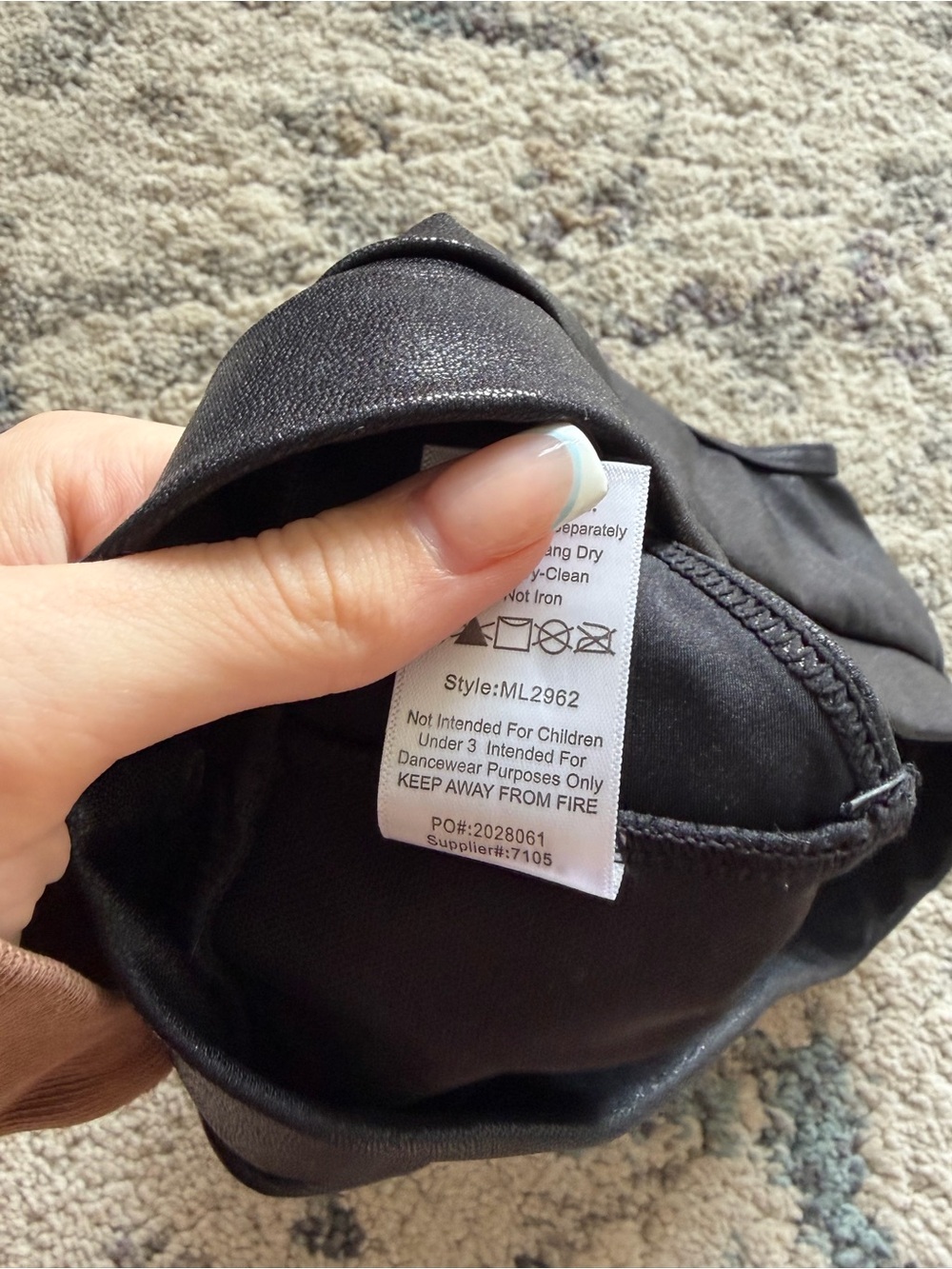 3/$25!!! Weissman Metallic Shiny Racerback Sports Bra - Picture 4 of 6